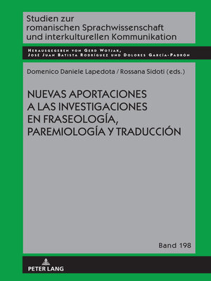 cover image of Nuevas aportaciones a las investigaciones en fraseología, paremiología y traducción